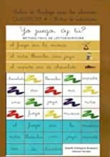 Yo Juego ¿y Tu? Método Fácil De Lectoescritura Cuaderno 4, De Josefa Campos Romero. Editorial Editorial Mandala, Tapa Blanda En Español, 2022
