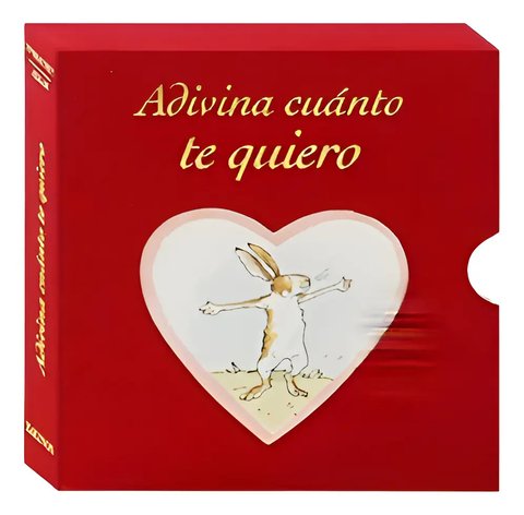 Adivina Cuanto Te Quiero Desplegable Mini Caja Roja Estuche