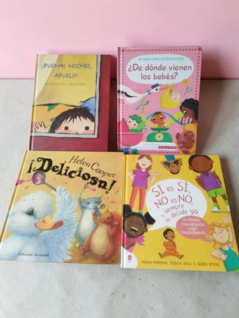 Pack Cuentos Infantiles Abuelo Bebés Y Consentimiento