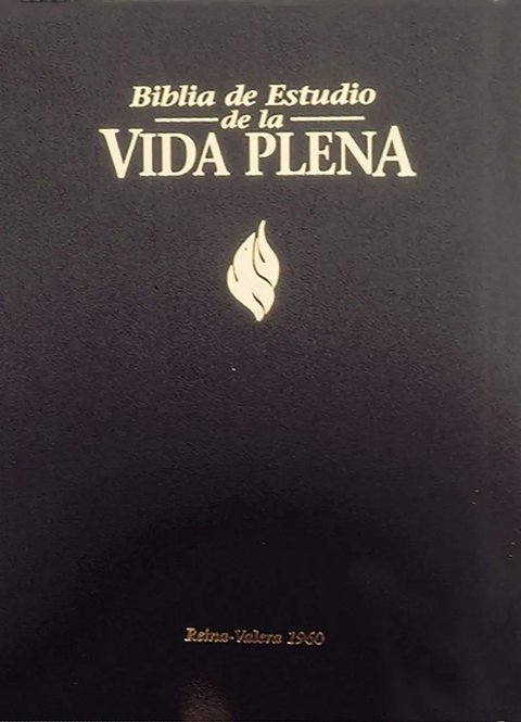 Rvr60, Biblia De Estudio De La Vida Plena, Tapa Dura, Negro