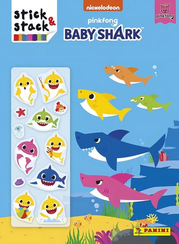 Baby Shark - Stick & Stack N.265, De Panini España., Vol. 1. Editorial Panini, Tapa Blanda En Español, 2022