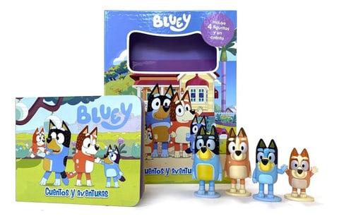 Libro Bluey - Aventuras Divertidas Para Niños Pequeños: Bluey Cuentos Y Aventuras, De Varios Autores. Infantil Editorial Phidal Publishing, Tapa Dura, Edición Infantil En Español, 2025