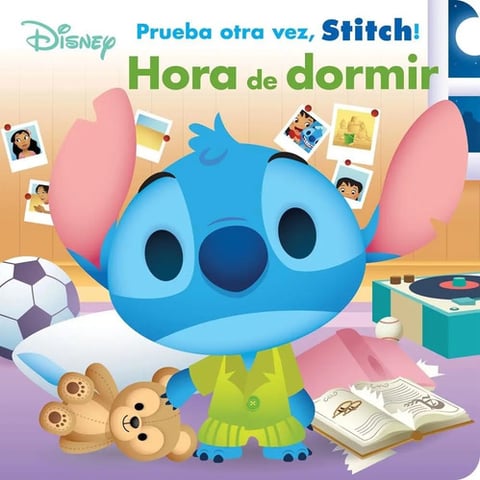 Libro Stitch Hora De Dormir Rutina Bebé -prueba Otra Vez !