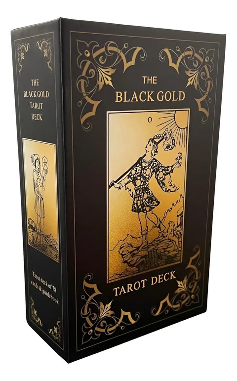 Tarot Black Gold - Baraja Esotérica Cartas Oráculo