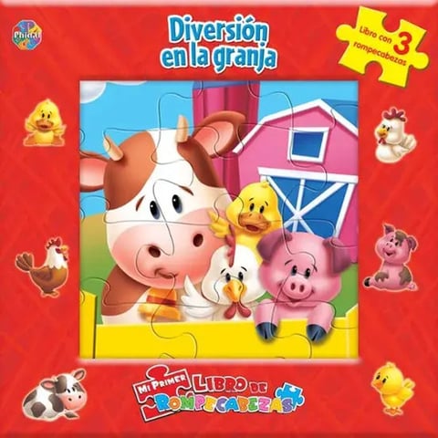 Diversión En A Granja Editorial Phidal Publishing, Tapa Dura En Español, 2025