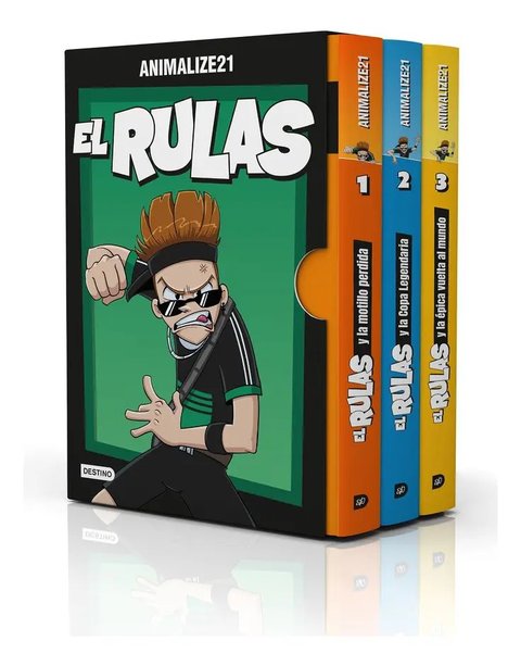 Estuche El Rulas (1, 2, 3), De Animalize21., Vol. 1/2/3. Editorial Destino Infantil & Juvenil, Tapa Dura En Español, 2024