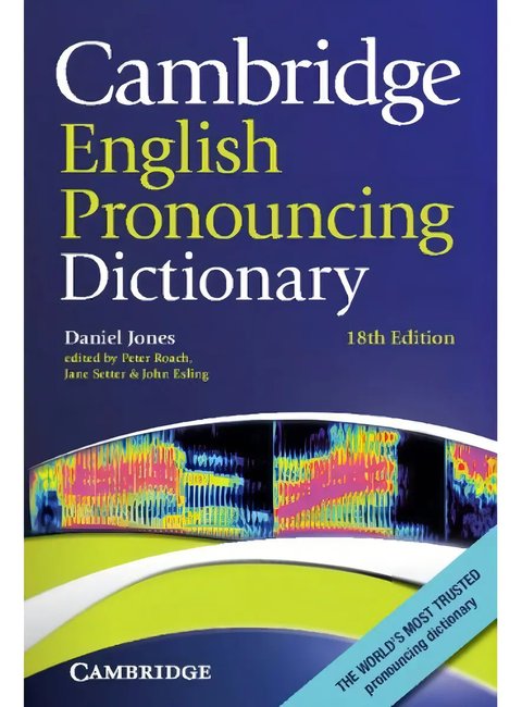 Libro Cambridge English Pronouncing Dictionary 18 Edition