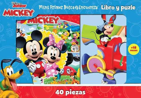 Libro Mi Primer Busca Y Encuentra Puzzle Mickey Disney