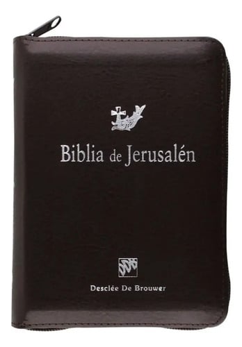 Biblia Jerusalén Bolsillo Cremallera Católica Estudio