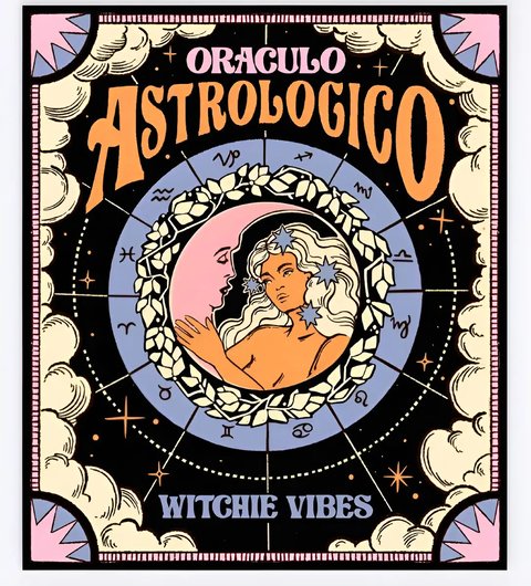 Oráculo Astrológico Witchie Vibes 45 Cartas Mensajes