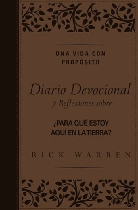 Una Vida Con Proposito Diario Devocional Leathersoft