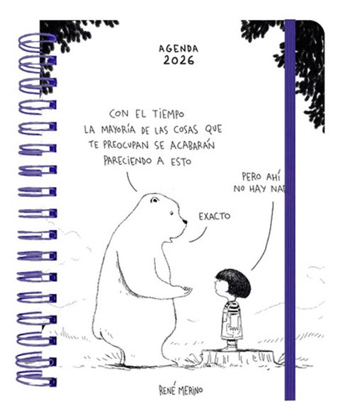 Merino Agenda Anual Semanal 2026 Diseños Ilustrados