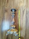 Antiguo Par De Candelabros De Bronce Macizo Estilo Clásico Bronce — imagen 8