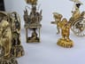 Lote 11 Figuras Japonesas Fortuna Resina Simil Marfil Dioses Beige — imagen 5