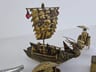 Lote 11 Figuras Japonesas Fortuna Resina Simil Marfil Dioses Beige — imagen 7