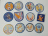 Parches Militares Bordados Lote Aviacion Escuadron Usa Retro Azul Bordado — imagen 2