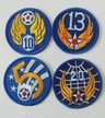 Parches Militares Bordados Lote Aviacion Escuadron Usa Retro Azul Bordado — imagen 4