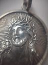 Medalla Cristo En Plata Sellada Grande 17,25 G Plateado — imagen 4