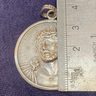 Medalla Cristo En Plata Sellada Grande 17,25 G Plateado — imagen 6