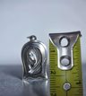 Medalla Virgen En Oración Plata Sellada 11 G Plateado — imagen 6
