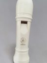 Flauta Yamaha Soprano + Flauta Melos Escolar Barroca Blanca Y Marron — imagen 4