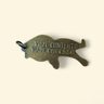 Llavero Antiguo Gota Esso Boy Bronce Automobilia Original Dorado Oscuro — imagen 3