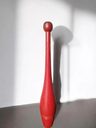 Clavas Madera Rojas Antiguas Decoración Vintage Circo Set 3 — imagen 5