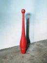 Clavas Madera Rojas Antiguas Decoración Vintage Circo Set 3 — imagen 6