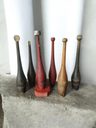 Lote 7 Clavas Antiguas Madera Para Decorar O Restaurar — imagen 2