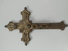 Cruz Bronce Pared Cristo Inri Antigua Relieve Catolica 27 Cm — imagen 2