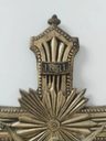 Cruz Bronce Pared Cristo Inri Antigua Relieve Catolica 27 Cm — imagen 8