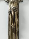 Cruz Bronce Pared Cristo Inri Antigua Relieve Catolica 27 Cm — imagen 9