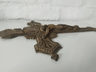 Cruz Bronce Pared Cristo Inri Antigua Relieve Catolica 36 Cm — imagen 9