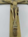 Cruz Catolica Bronce Macizo Pared Cristo Decorativa 30x20 Cm — imagen 4