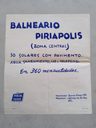 Folleto Antiguo Piriapolis Piria Vende Solares Plano Mapa Uy — imagen 1