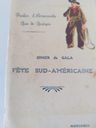 Menu Gala Sud Americano Paris 1924 Olimpiada Antiguo Uy Raro — imagen 4