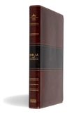 Biblia De Pescador Rvr 1960 Estudio Bíblico Caoba Símil Piel — imagen 2