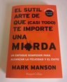 Sutil Arte De Que Casi Todo Te Importe Una Mierda Ma Manson — imagen 2
