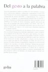 Libro - Del Gesto A La Palabra - Cyrulnik, Boris — imagen 2