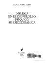Libro - Dislexia En El Desarrollo Psiquico - Torras De Bea — imagen 4