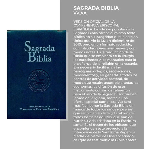 Sagrada Biblia Version Oficial Cee Cremallera - Aa.vv — imagen 2