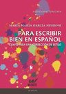 Para Escribir Bien En Español, Maria Marta Garcia Negroni, Waldhuter — imagen 1