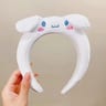 Tiara Vincha De Felpa Cinnamaroll Blanco Para Niña Blanco — imagen 3