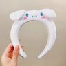 Tiara Vincha De Felpa Cinnamaroll Blanco Para Niña Blanco — imagen 6