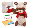 Kit De Ganchillo De Animales Tejido De Bricolaje De Hurón Rojo — imagen 3