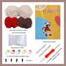 Kit De Ganchillo De Animales Tejido De Bricolaje De Hurón Rojo — imagen 4