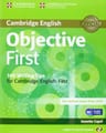 Objective First For Spanish Speakers Student's Book With Answers With Cd-rom With 100 Writing Tips, De Annette Capel. Editorial Cambridge University Press En Inglés — imagen 1