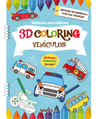 Libro: Vehículos. 3d Coloring. Lineas En Relieve  3 A 5 Años — imagen 1