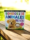 Sonidos De Animales Bebés Libro Sensorial Sonajero — imagen 3