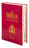 Biblia Libro Pueblo De Dios 2 Tintas Pasta Dura Uñeros — imagen 1
